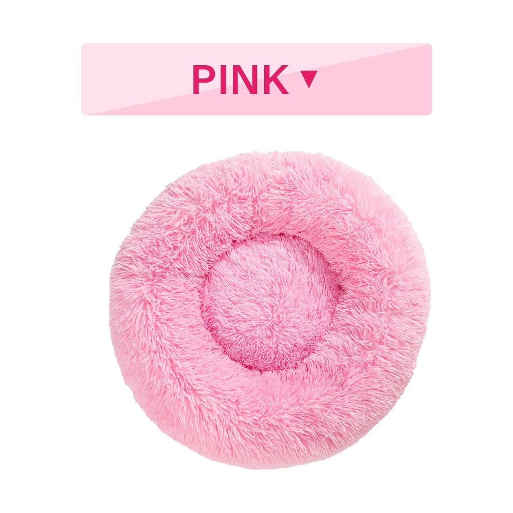 Fluffy Donut Dog Bed - Machine Washable