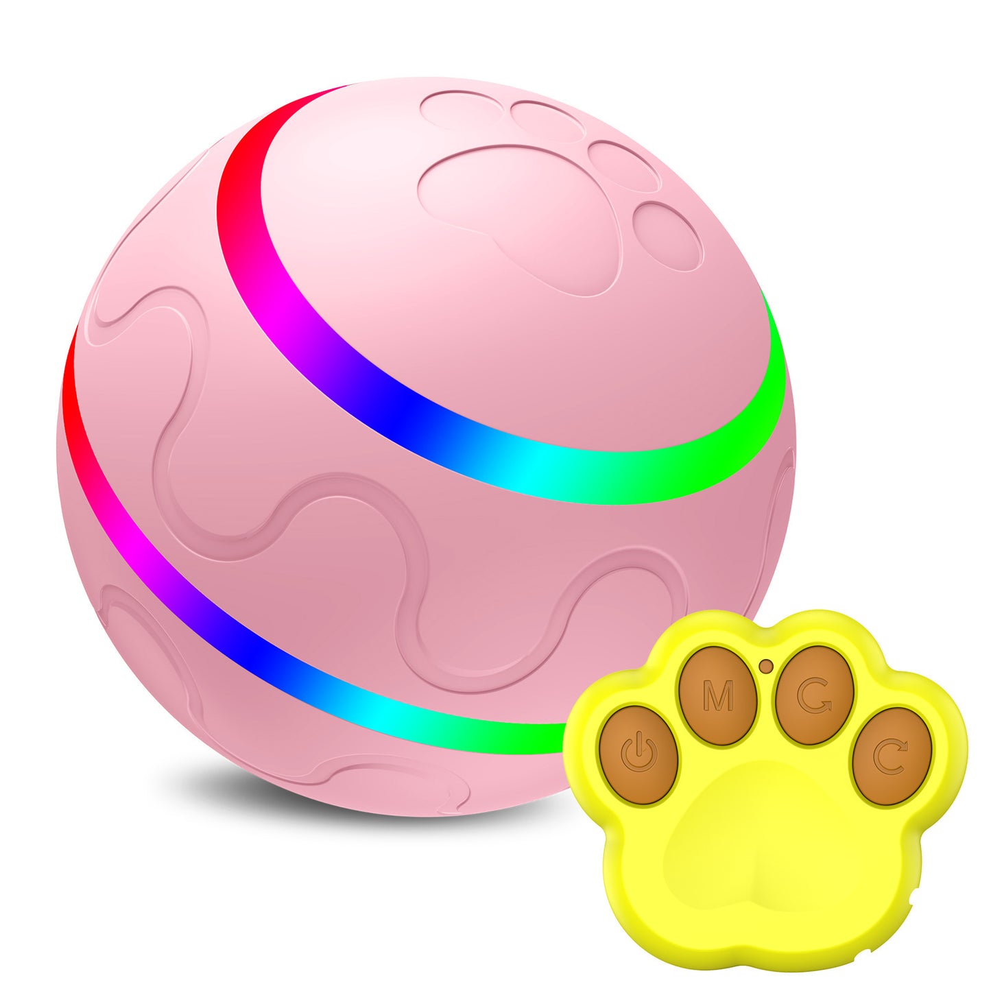 Self Rotating Intelligent Ball Toy for Cats