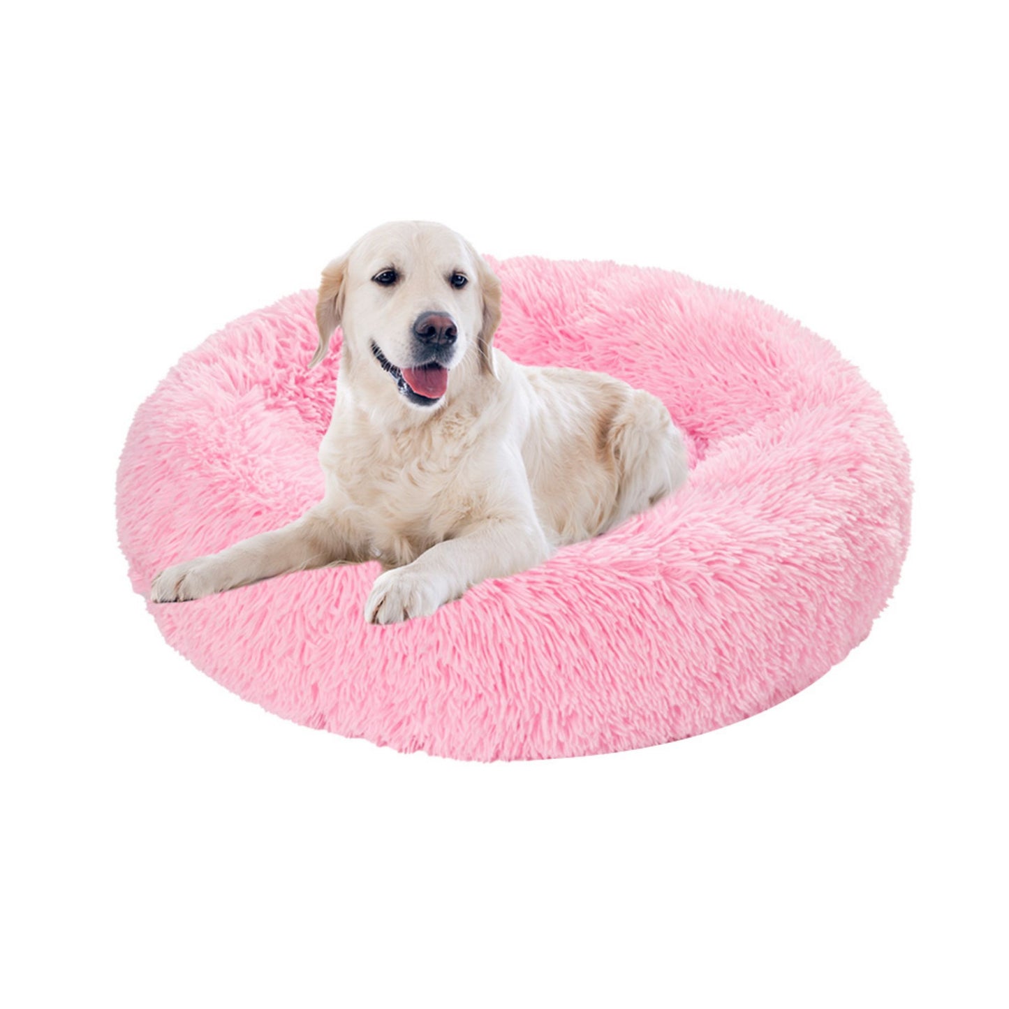 Fluffy Donut Dog Bed - Machine Washable