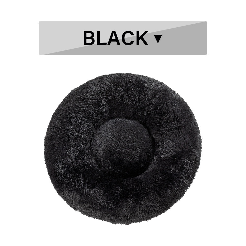 Fluffy Donut Dog Bed - Machine Washable