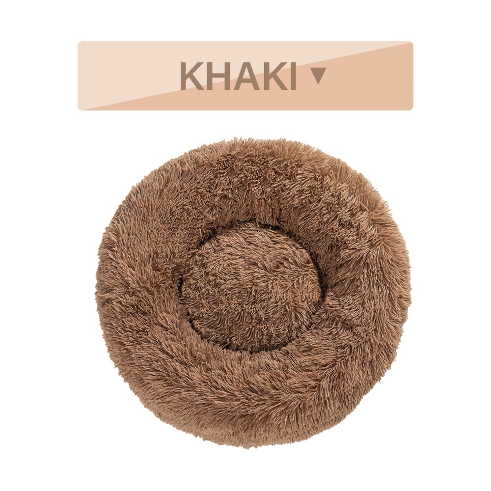 Fluffy Donut Dog Bed - Machine Washable