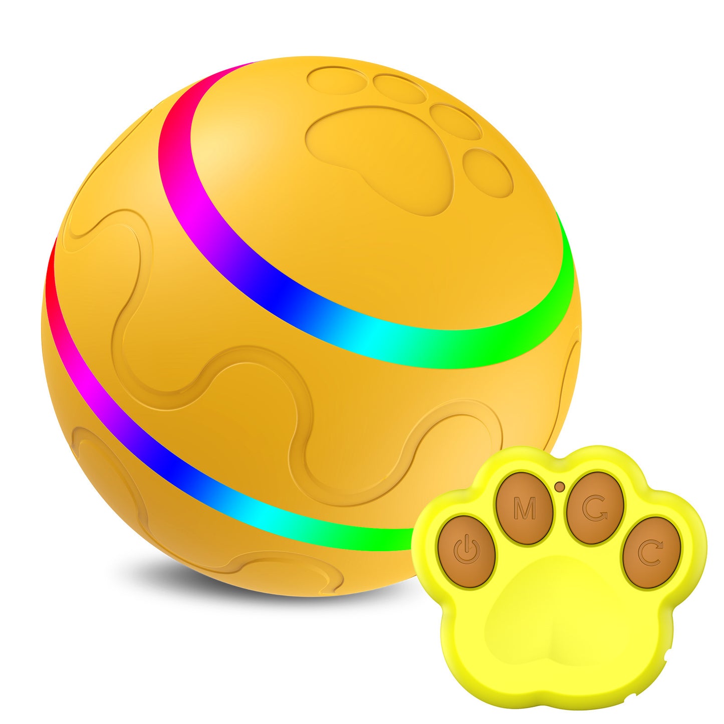 Self Rotating Intelligent Ball Toy for Cats