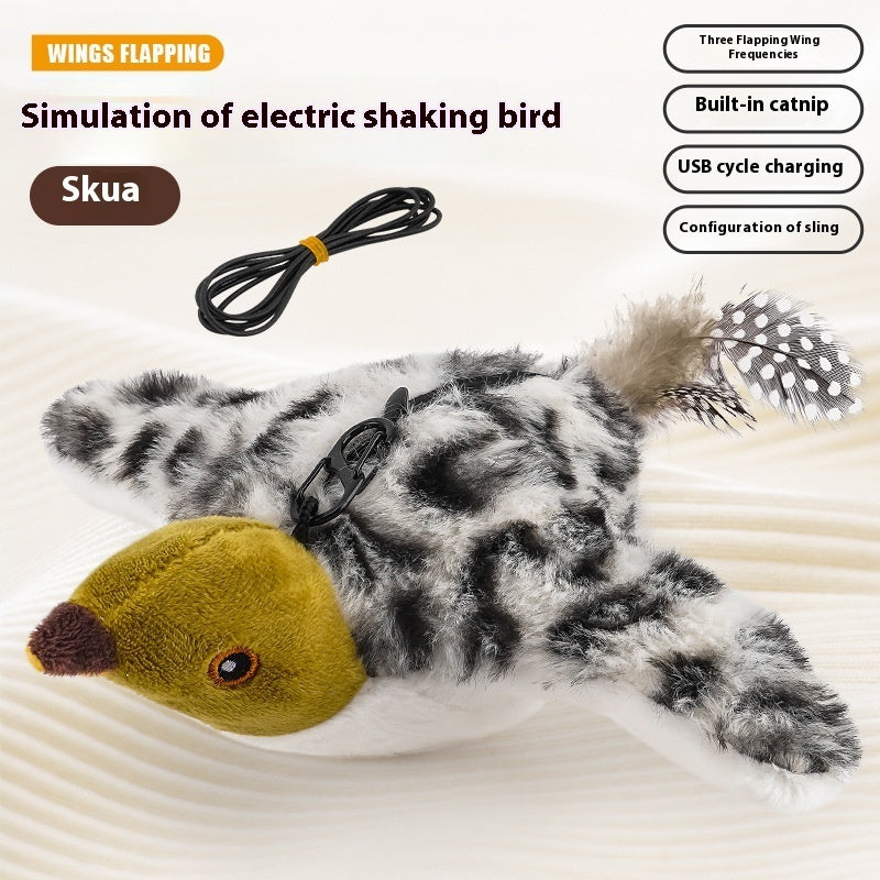 Flapping Simulation Bird Cat Toy