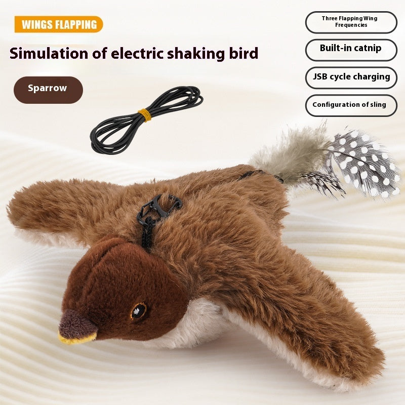 Flapping Simulation Bird Cat Toy