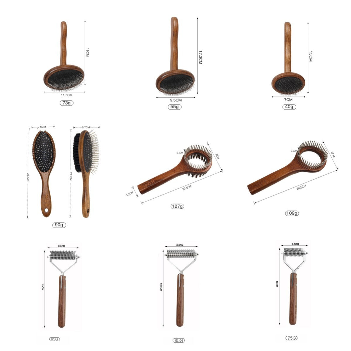 Premium Solid Wood Grooming Collection