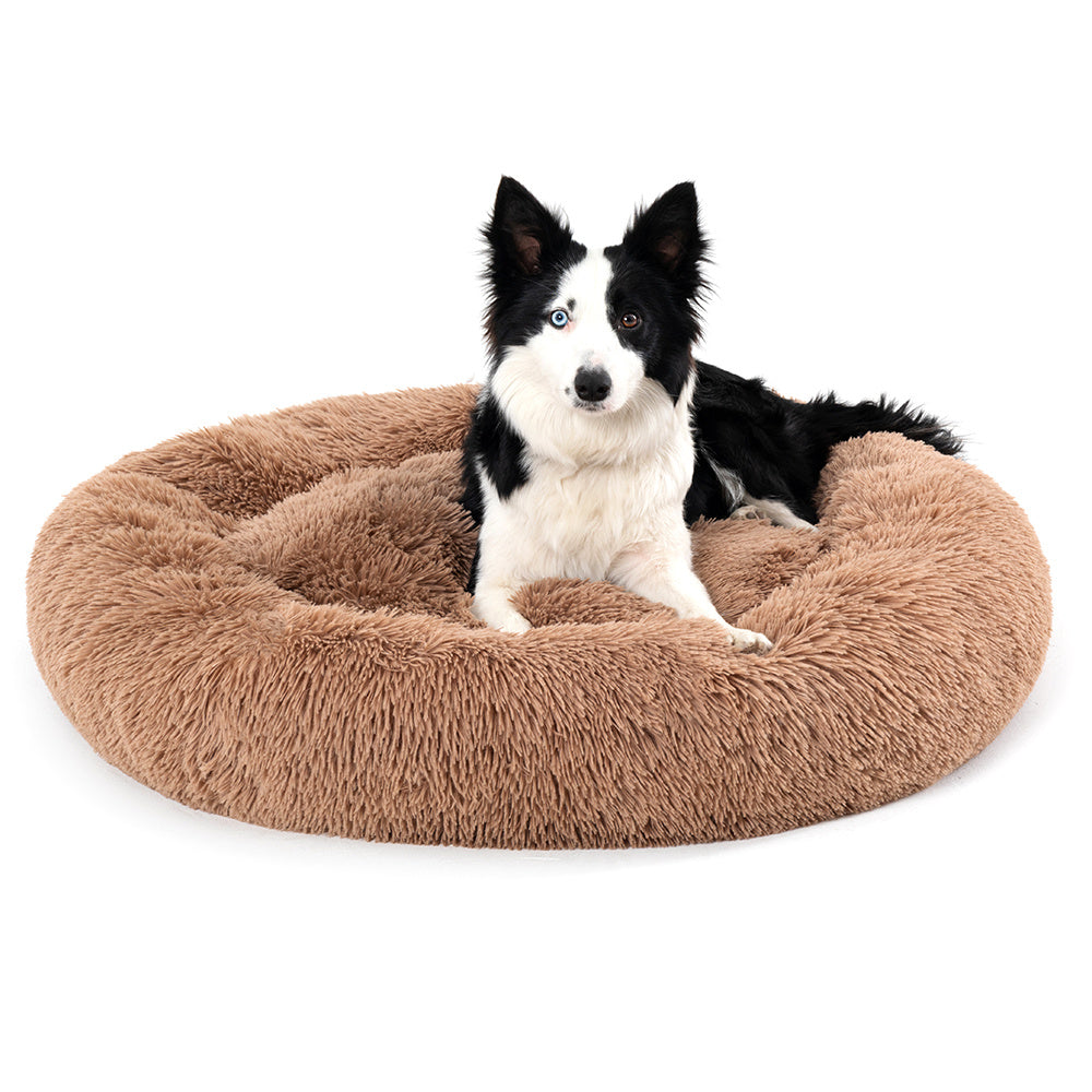 Fluffy Donut Dog Bed - Machine Washable