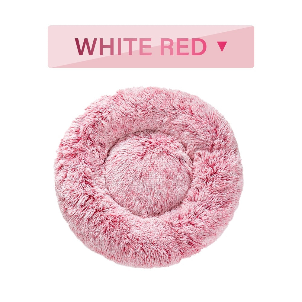 Fluffy Donut Dog Bed - Machine Washable