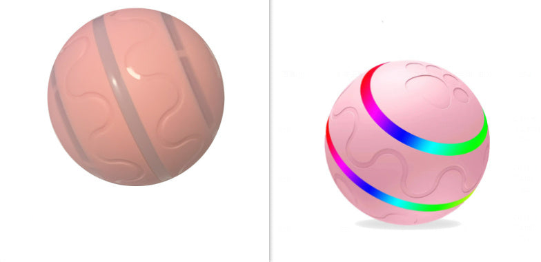 Self Rotating Intelligent Ball Toy for Cats
