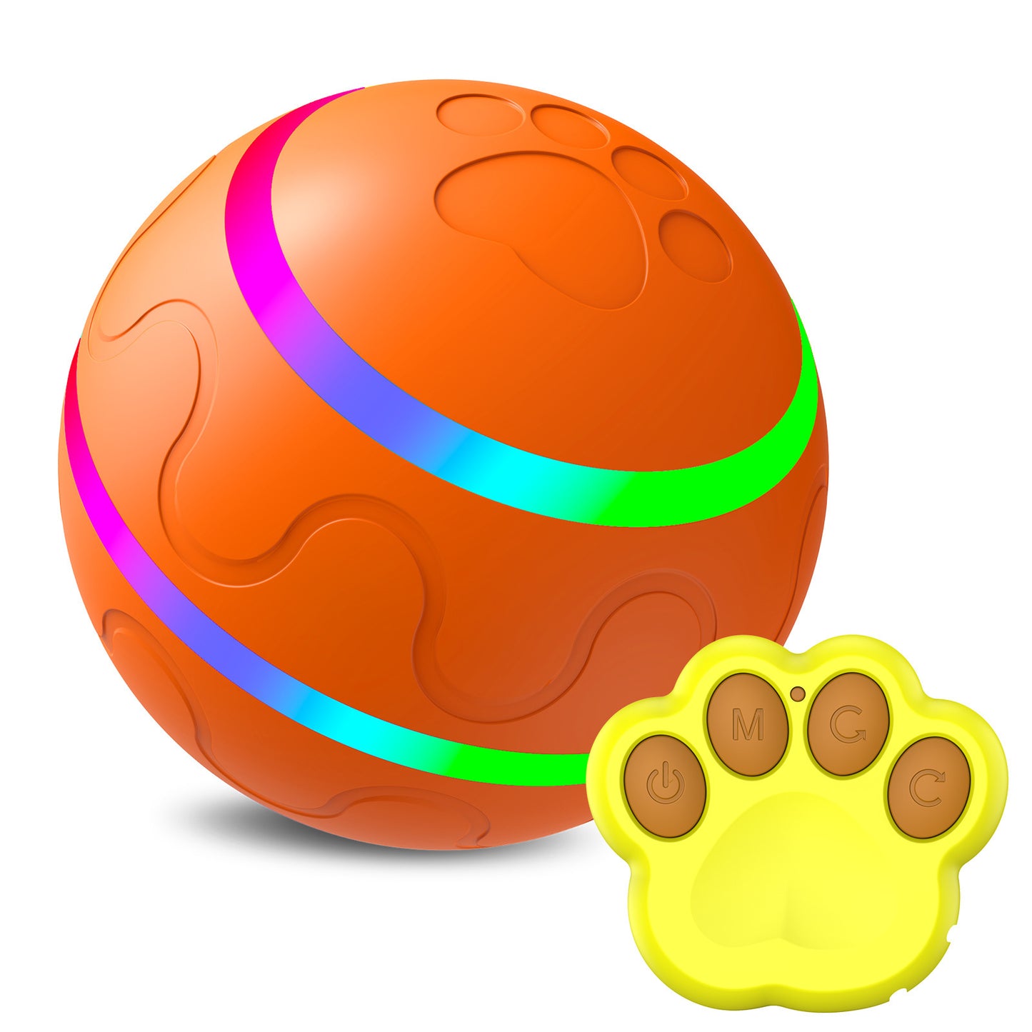 Self Rotating Intelligent Ball Toy for Cats