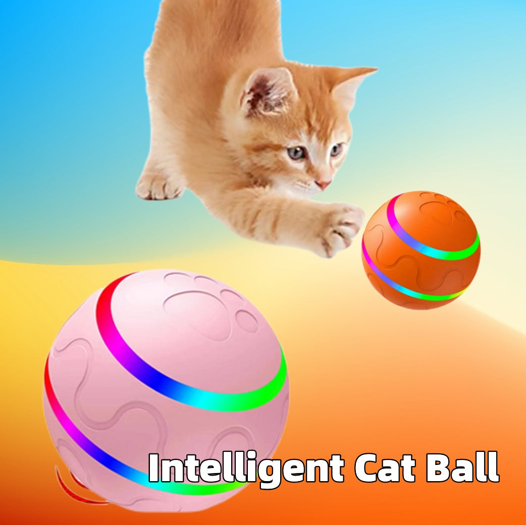Self Rotating Intelligent Ball Toy for Cats