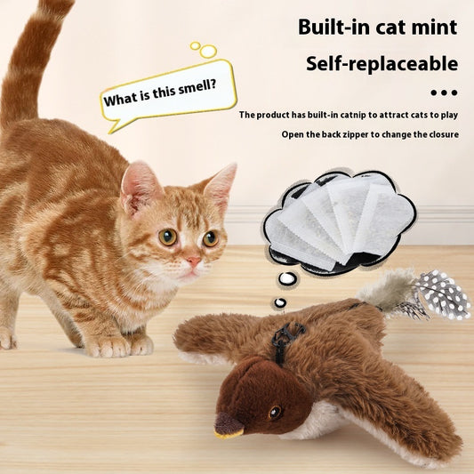Flapping Simulation Bird Cat Toy