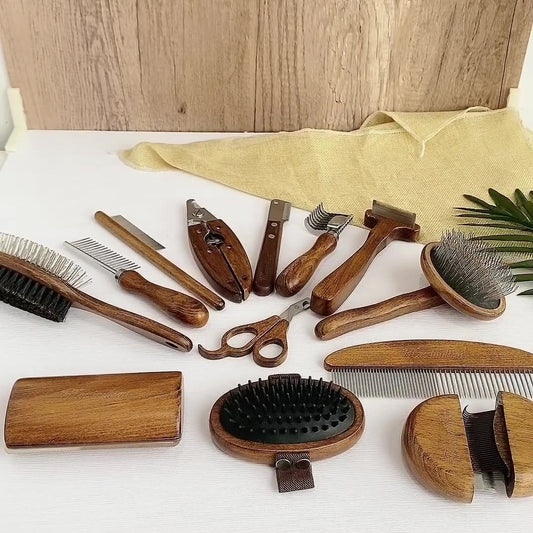 Premium Solid Wood Grooming Collection