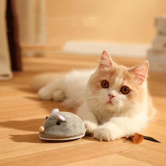 Electric Moving Mouse Cat Toy